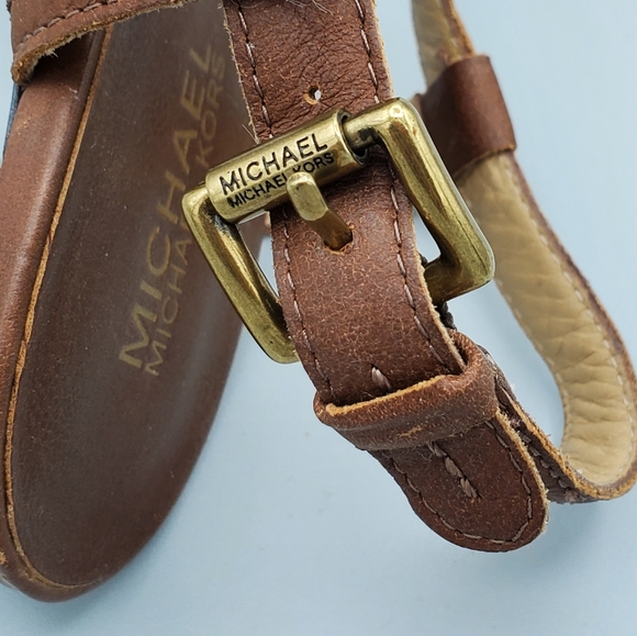 Michael Michael Kors brown leather sandals - Picture 6 of 8